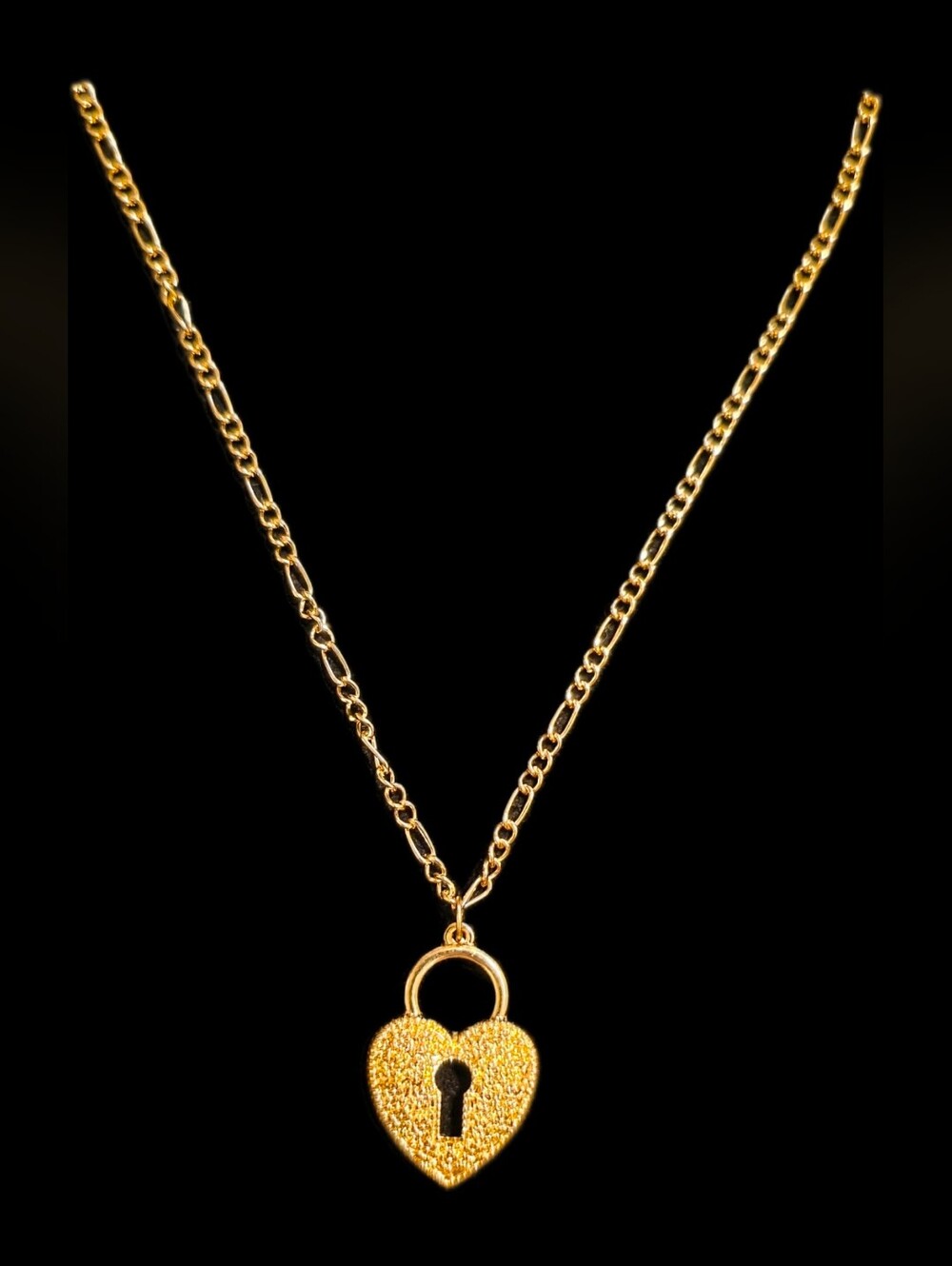 Heart Lock Pendant Necklace